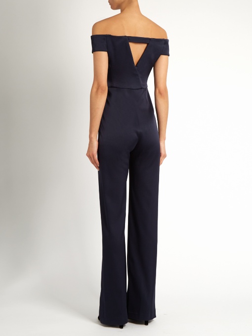 galvan-v-front-off-the-shoulder-crepe-de-chine-jumpsuit-back-view