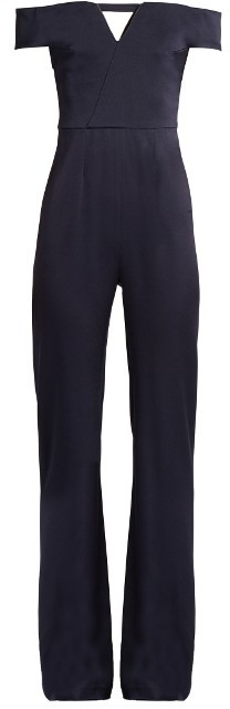 galvan-v-front-off-the-shoulder-crepe-de-chine-jumpsuit