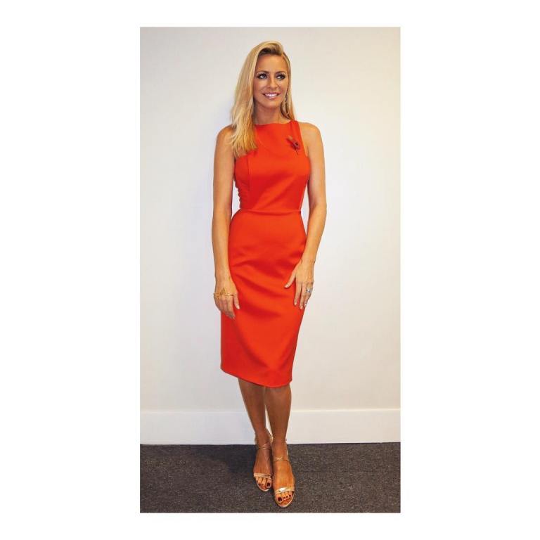 Tess Daly Strictly Come Dancing dress