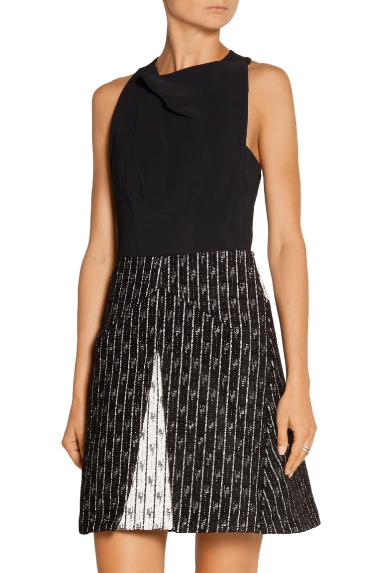 roland-mouret-borra-crepe-and-jacquard-mini-dress