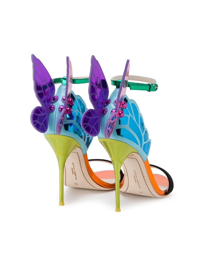 Sophia Webster 'Chiara' sandals back view