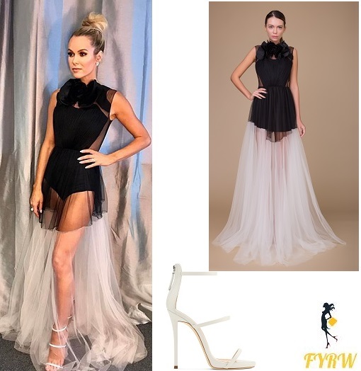 UPDATED:Amanda Holden Black and White Tulle Dress Britain's Got Talent First Live Show 2017 – Fashion You Really Want