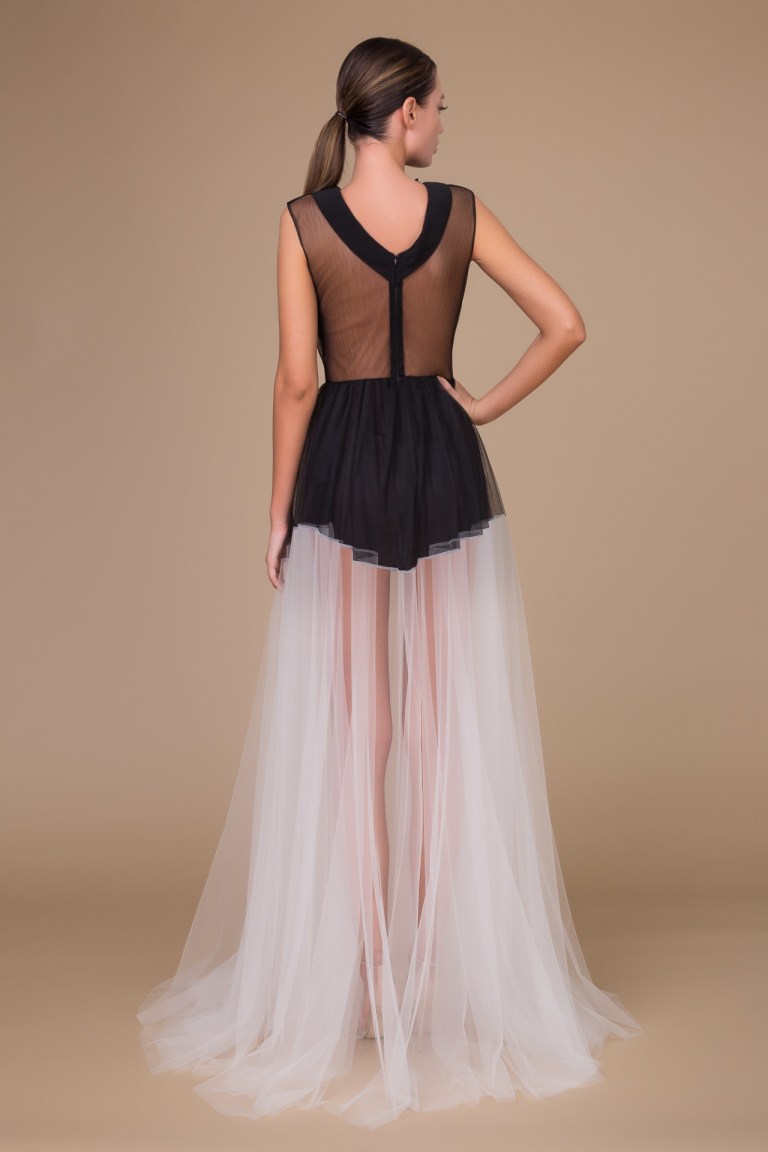 Iris Serban Sashra dress back view