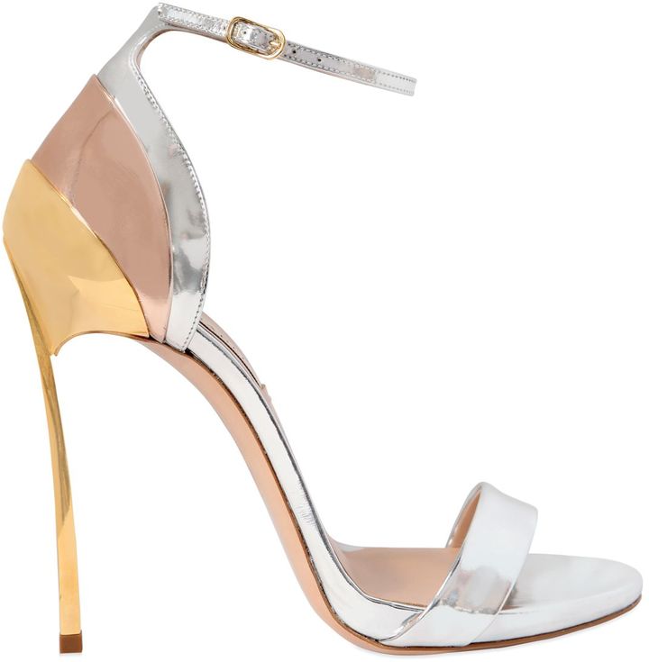 Casadei Techno Blade Leather Sandals