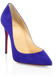 Louboutin Pigalle Follies Suede Pumps