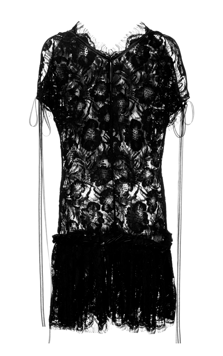 Wes Gordon 'Betarix' Lace Dress back view