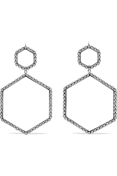 Isabel Marant - Silver-tone Crystal Earrings