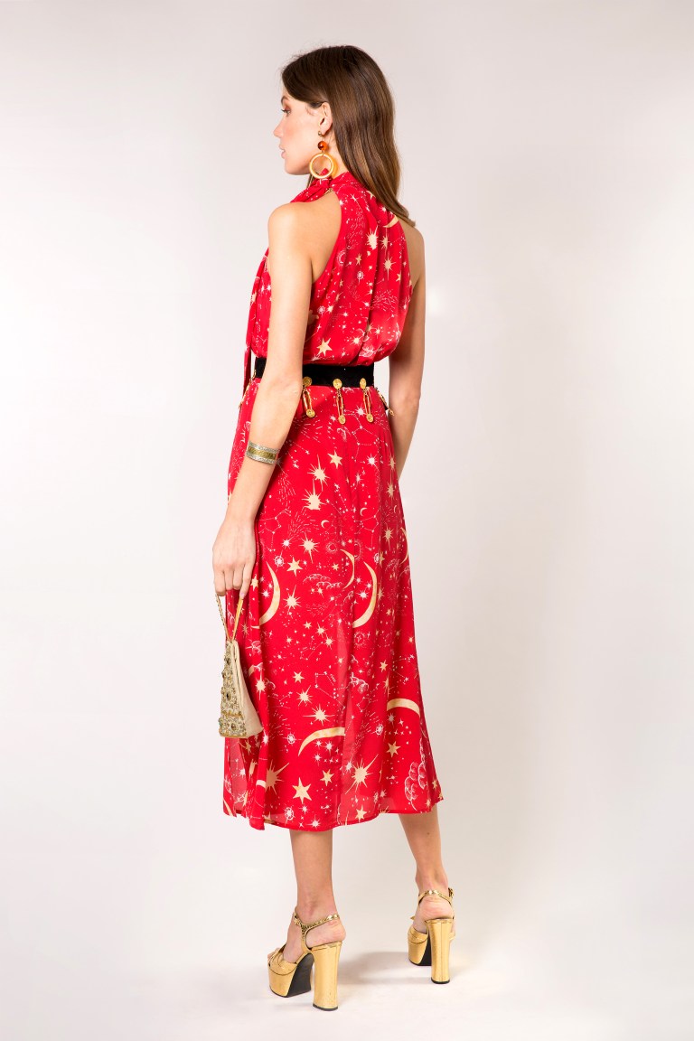 Rixo Valerie Dress back view