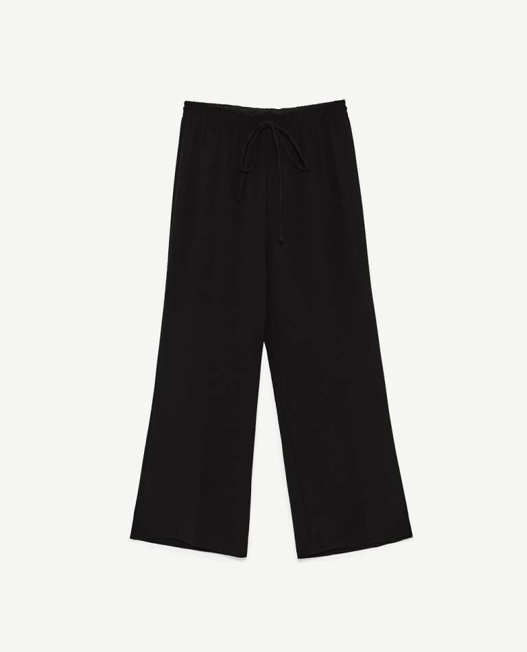 Zara Flared Pyjama Style Trousers