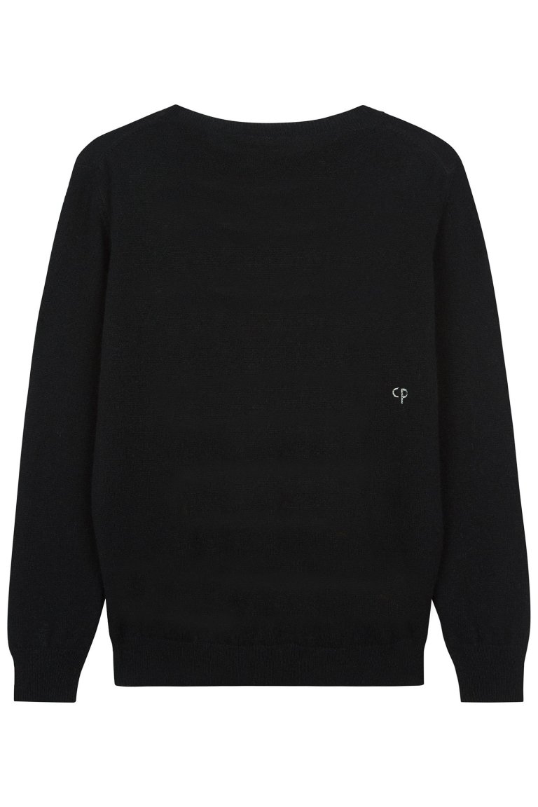 Chinti and Parker Love Women Cashmere Sweater back view