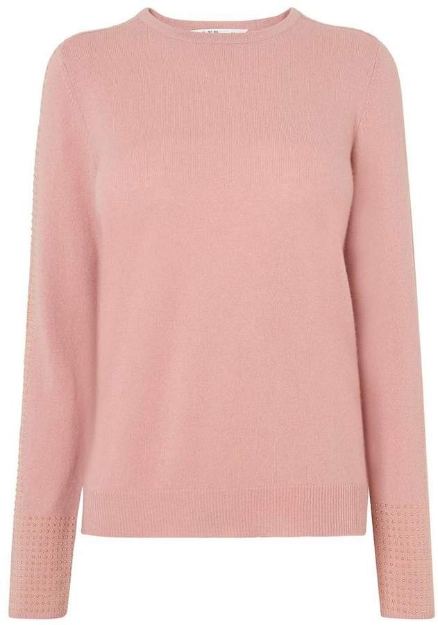 LK Bennett Adel Rose Wool Cashmere Jumper