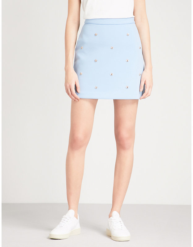 Maje Bee Embellished Skirt