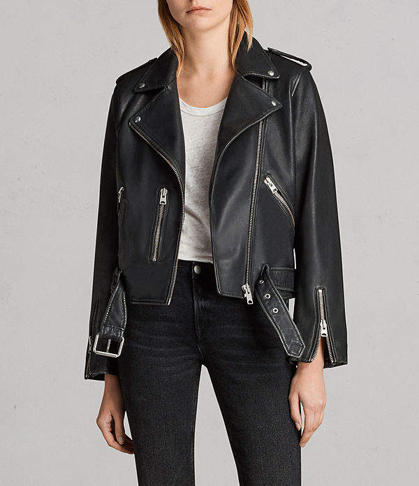 AllSaints Vintage Leather Balfern Jacket