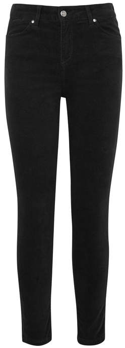 DONNA IDA Rizzo The High Top Skinny Velvet Jeans