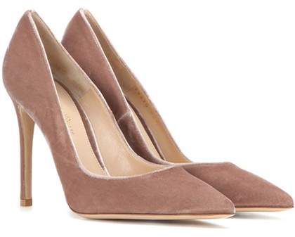 Gianvito Rossi velvet pumps