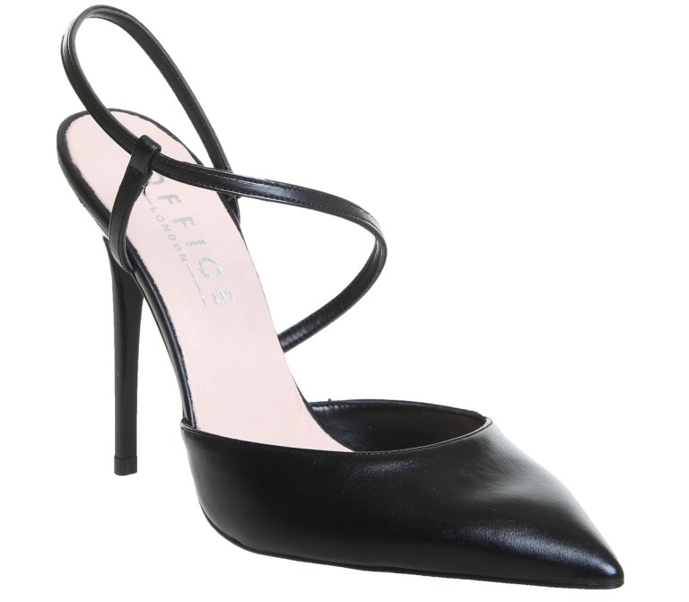 Office Highline asymmetric Point Court Heels