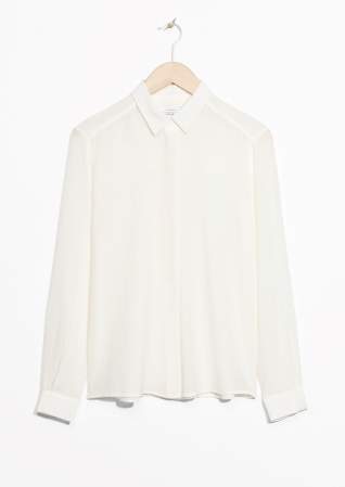 &amp; other stories silk shirt