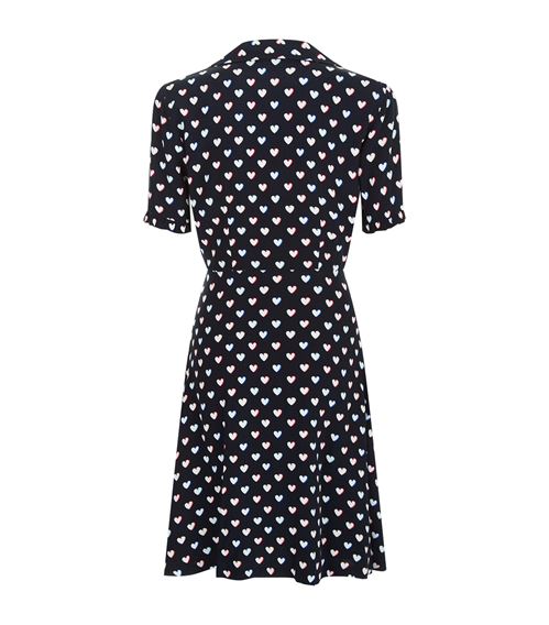 Claudie Pierlot Heart Printed Mini Dress back view