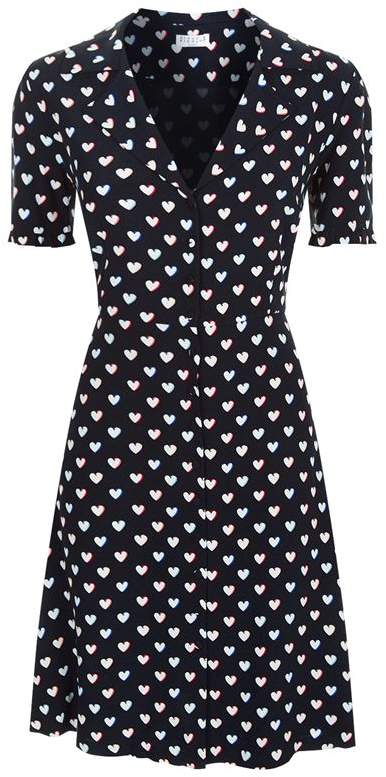 Claudie Pierlot Heart Printed Mini Dress