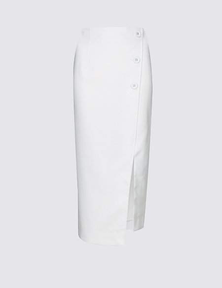 M&S Collection Front Split Pencil Skirt