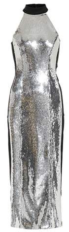 Galvan Chrome Panel Dress
