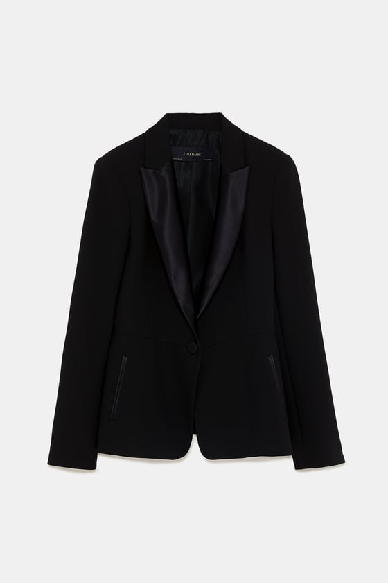 Zara Tuxedo Style Blazer