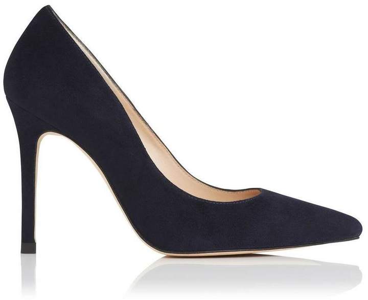 Fern Blue Suede Closed Courts