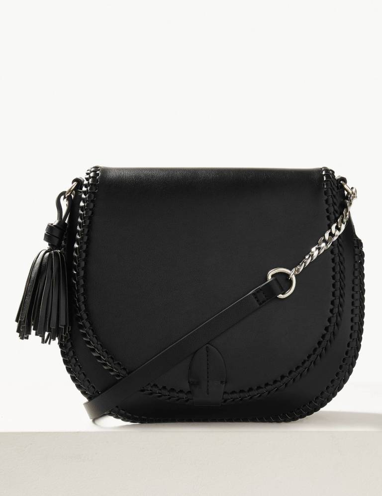 M&S collectionFaux Leather Cross Body Bag