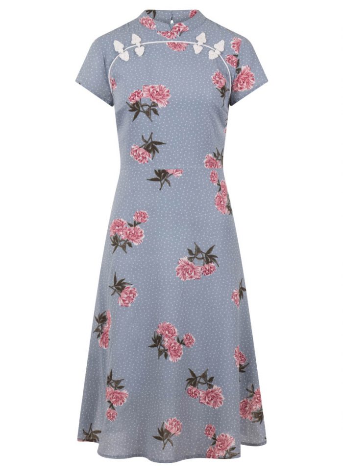 Joanie Anna-May Oriental Floral Dress