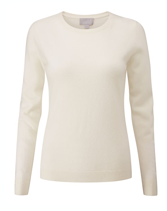Pure Collection Crew Neck Cashmere Jumper