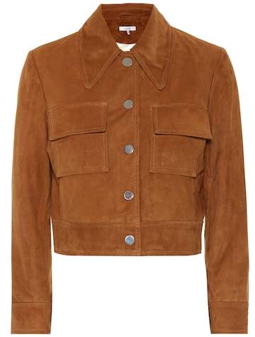 Ganni Salvia suede jacket