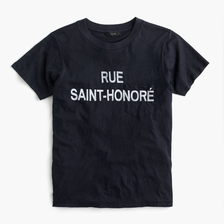 J.Crew Rue Saint-Honoré graphic T-shirt