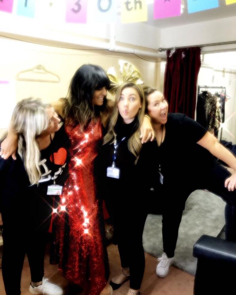 Where to get Claudia winkleman red sequin dress Strictly November 2018