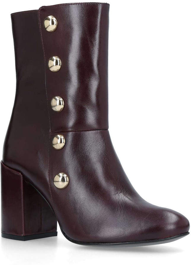 carvela soldier block heeled ankle boots