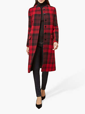 Hobbs Lavinia Check Coat