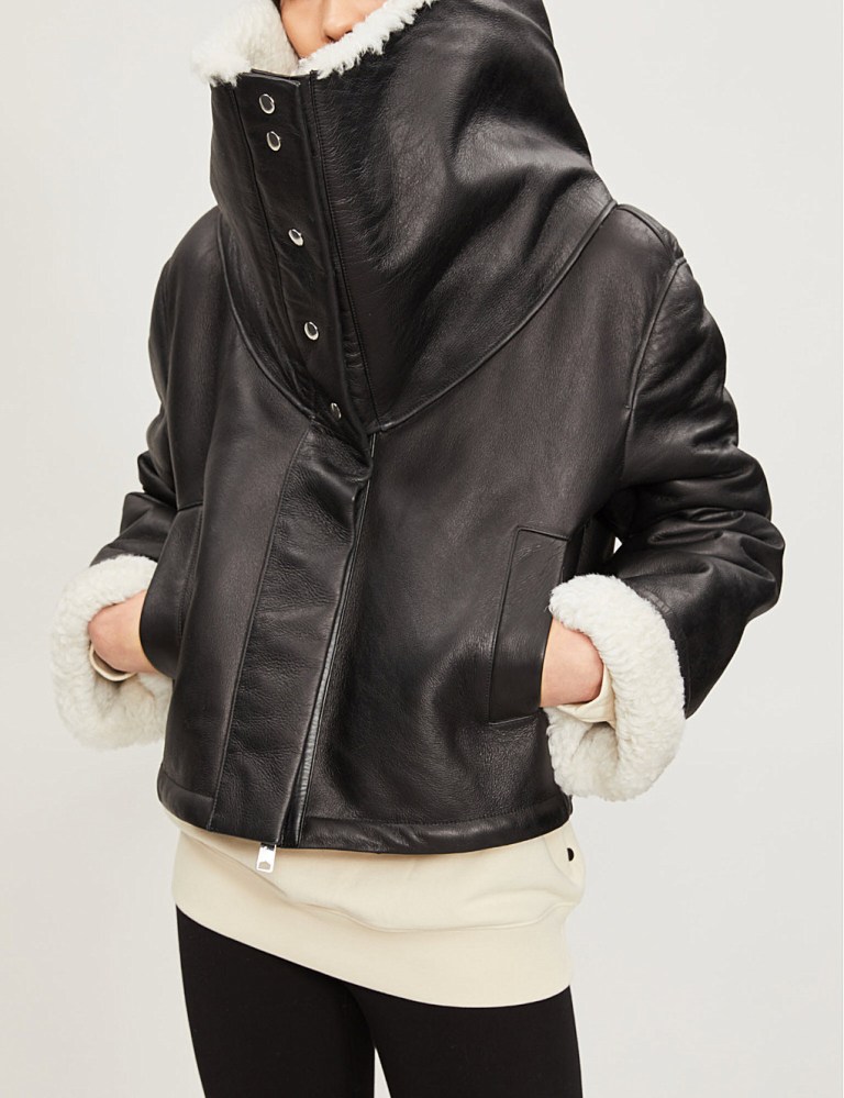 shoreditch ski club laburnum shearling jacket v2