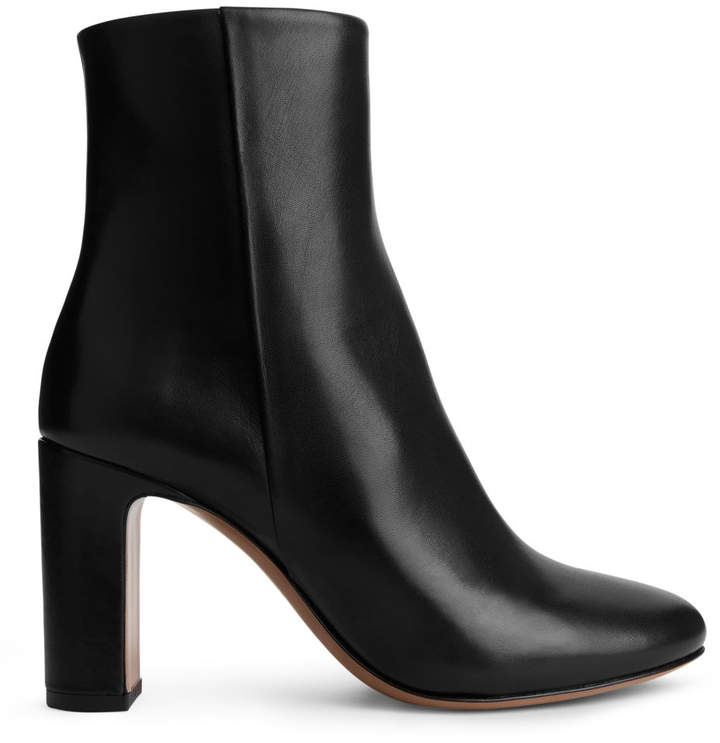 Arket High Heel Leather Boots
