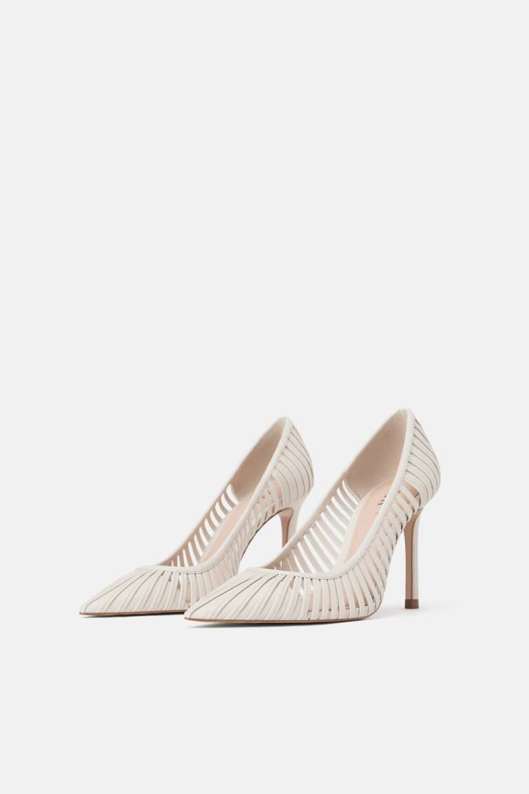 Zara strappy high heel shoes