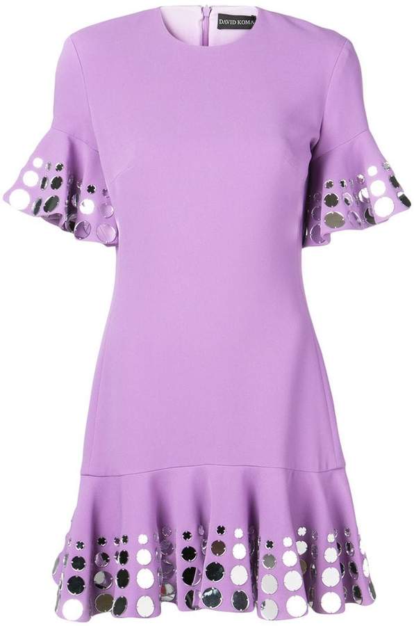David Koma cocktail short dress