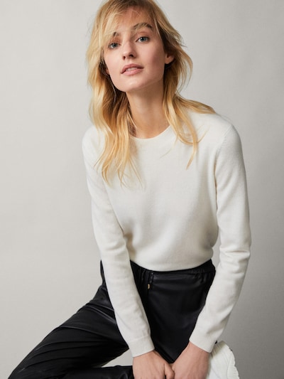 Massimo Dutti Plain 100% Cashmere Sweater