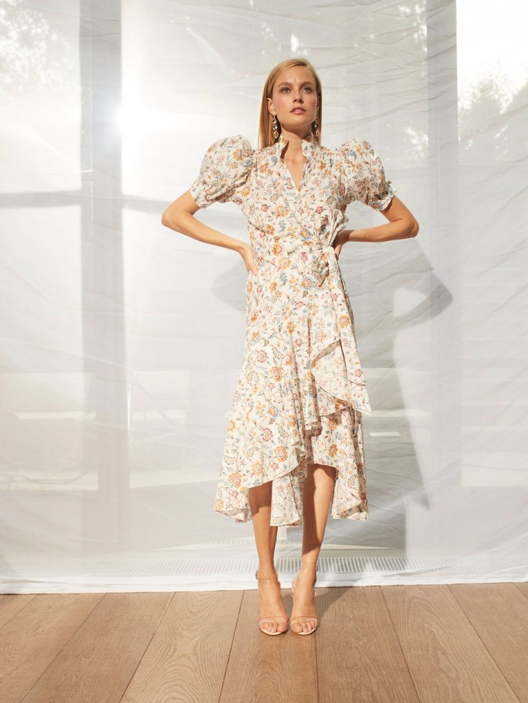 Anna Mason Stella Midi short Sleeved Dress