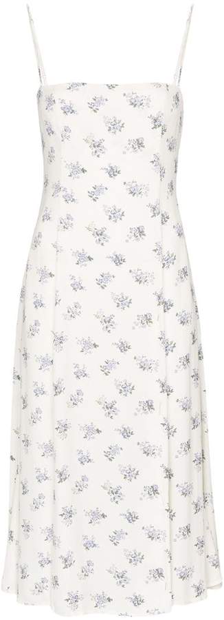 Reformation Vollare floral print midi dress