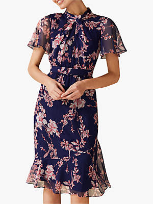 Phase Eight Maya Printed Georgette Dress