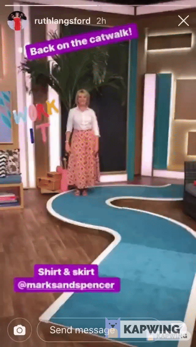 Ruth in a diamond skirt.gif