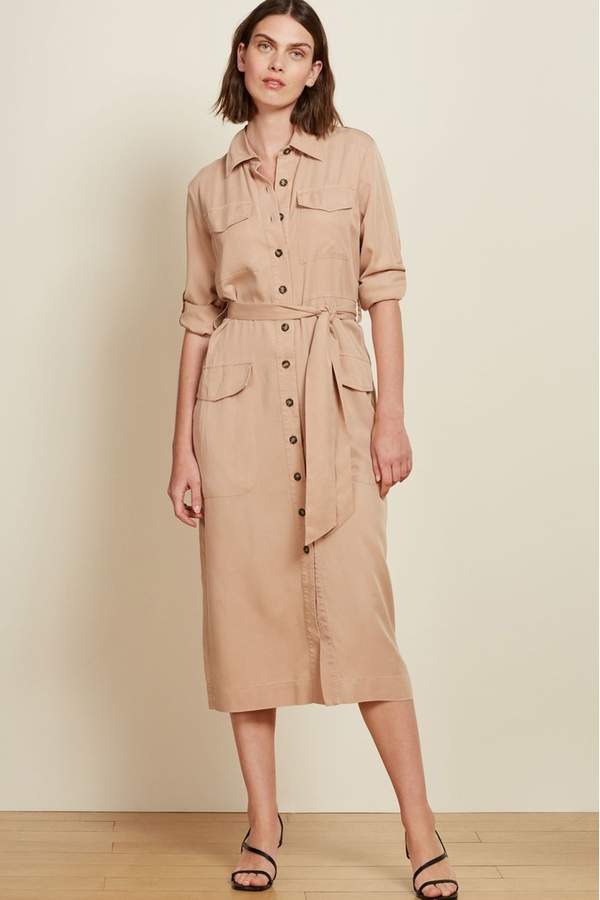 Baukjen Cream Lindon Utility Dress