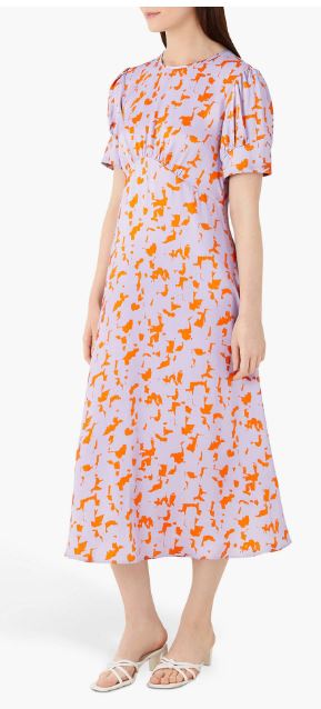 Finery Kamila Megan Abstract Print Midi Dress v2