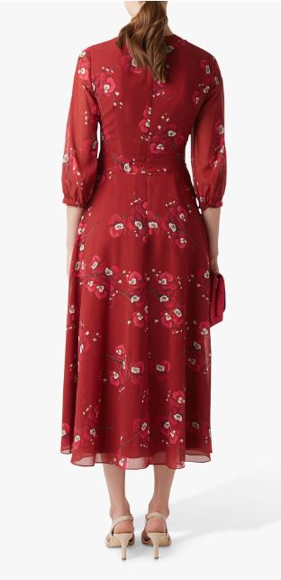 Hobbs Samantha dress back view