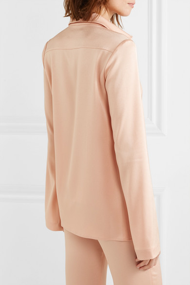 Galvan Crepe Shirt back view