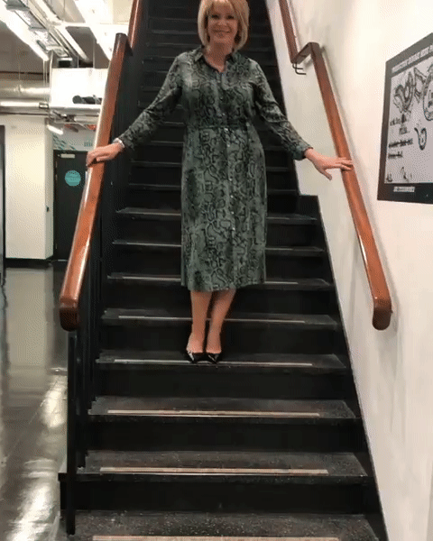 how to find Ruth Langsford green snake print dress This Morning September 2019 video Ruth Langsford