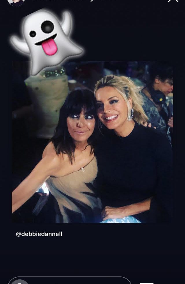 Claudia winkleman pink and black tulle dress Strictly Halloween October 2019 Photo Sinead McKeefry